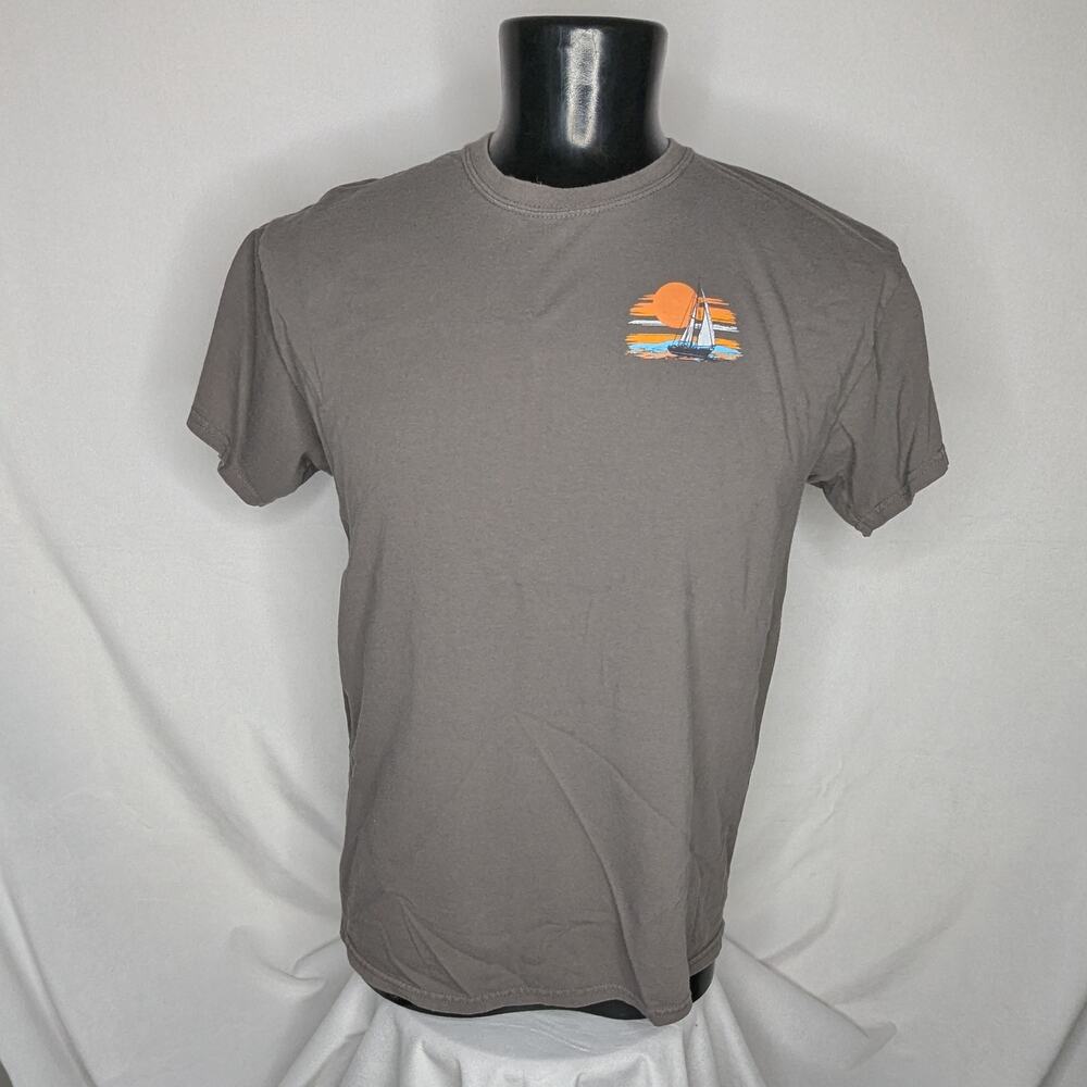 Croft Barrow Men's Graphic T-shirt for Men Large Gray